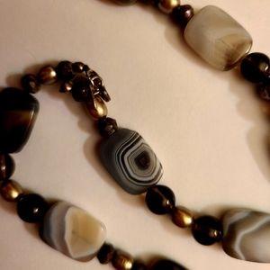 Beautiful Polished Stone Necklace